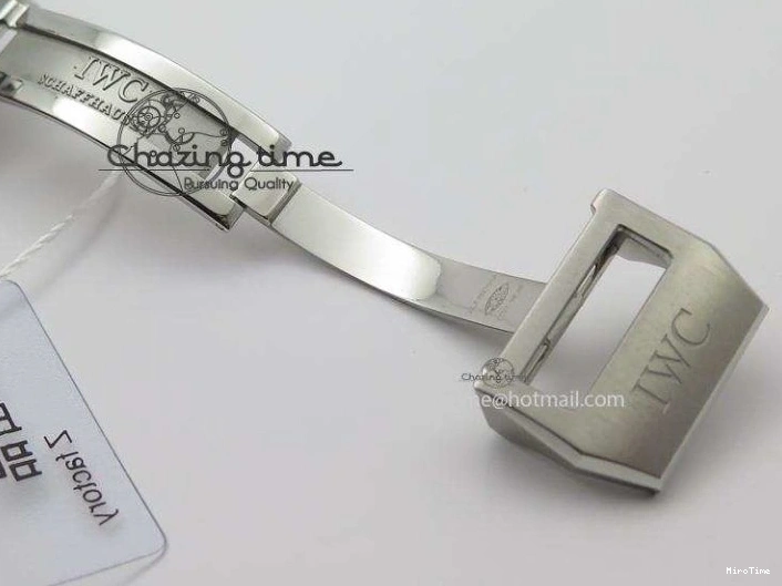 MIROTIME 0320 Pilot Chrono SS IW387808 CF3 ZF 1:1 Best Edition On Brown Leather Strap A Soft 7328